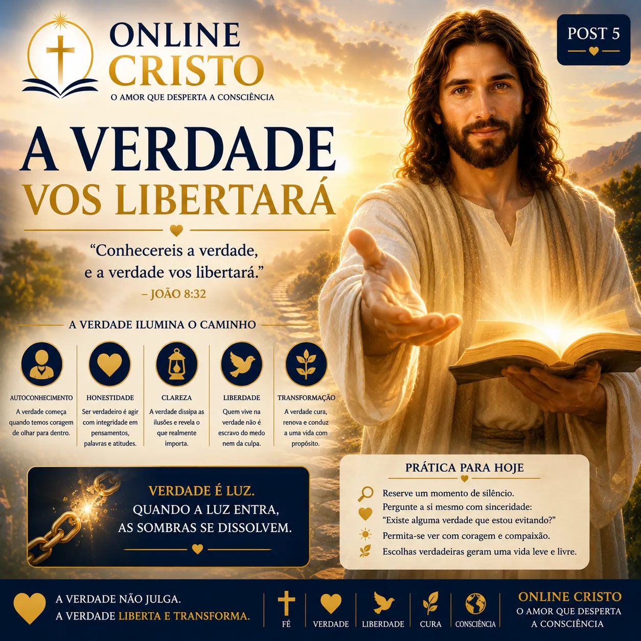 A VERDADE VOS LIBERTARÁ