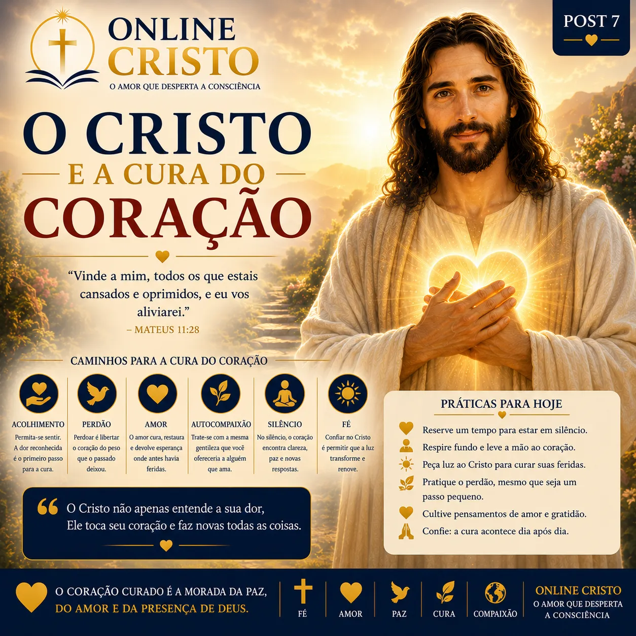 O CRISTO E A CURA DO CORAÇÃO