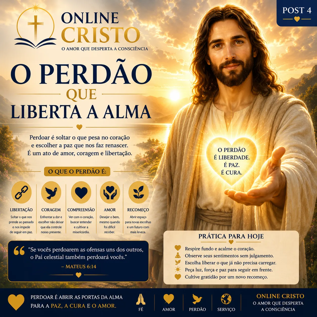 O PERDÃO QUE LIBERTA A ALMA