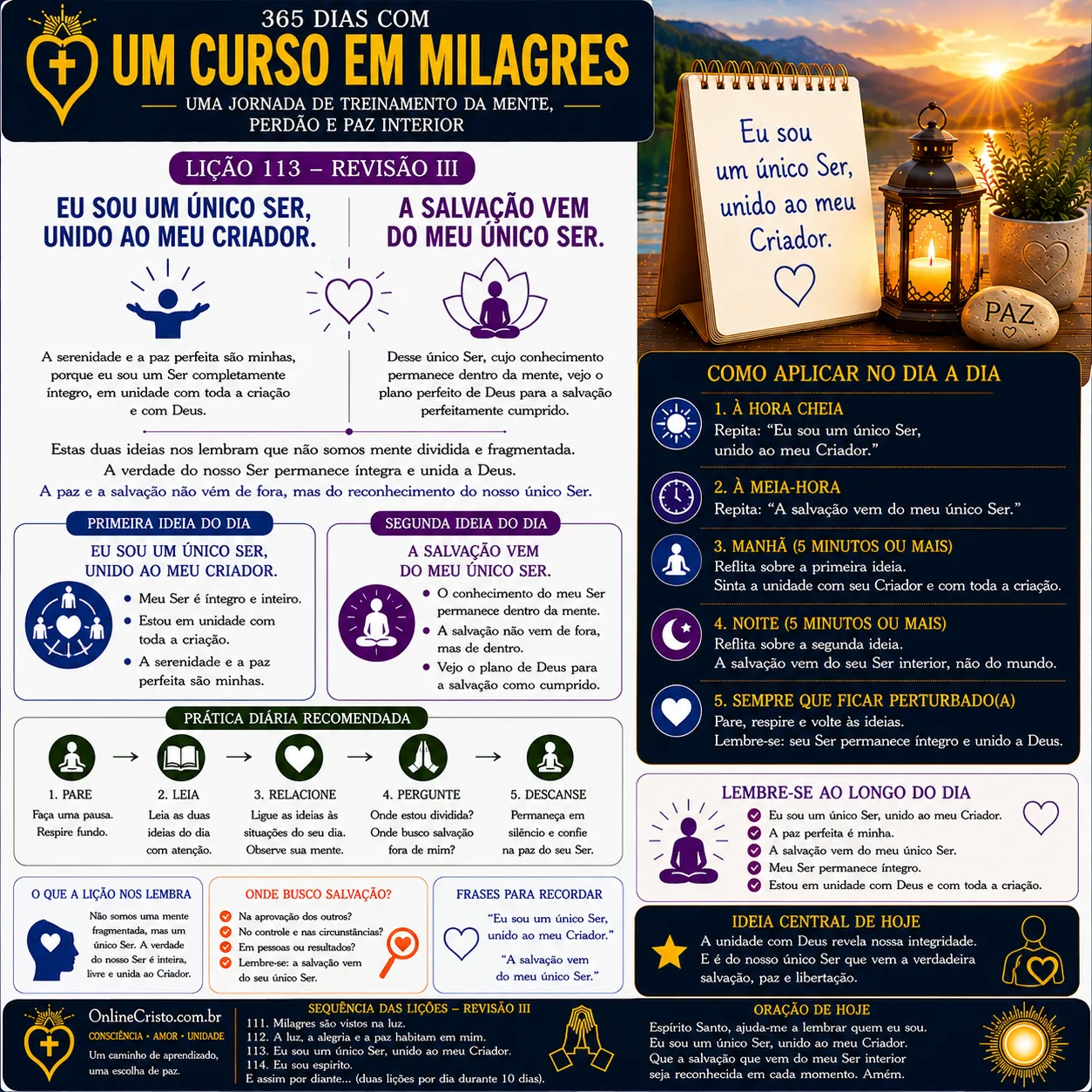 LIÇÃO 113 — REVISÃO III 5 LIÇÃO 113 — REVISÃO III