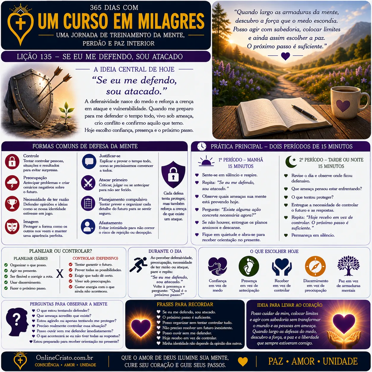LIÇÃO 135 — SE EU ME DEFENDO, SOU ATACADO