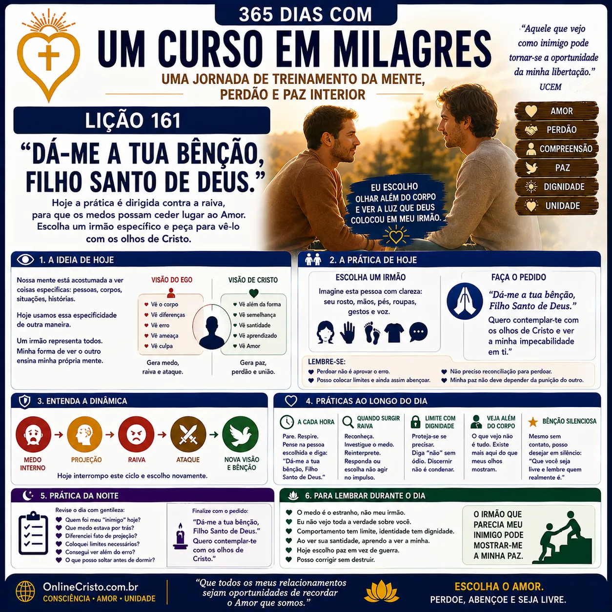 LIÇÃO 161 — DÁ-ME A TUA BÊNÇÃO, FILHO SANTO DE DEUS 2 LIÇÃO 161 — DÁ-ME A TUA BÊNÇÃO, FILHO SANTO DE DEUS