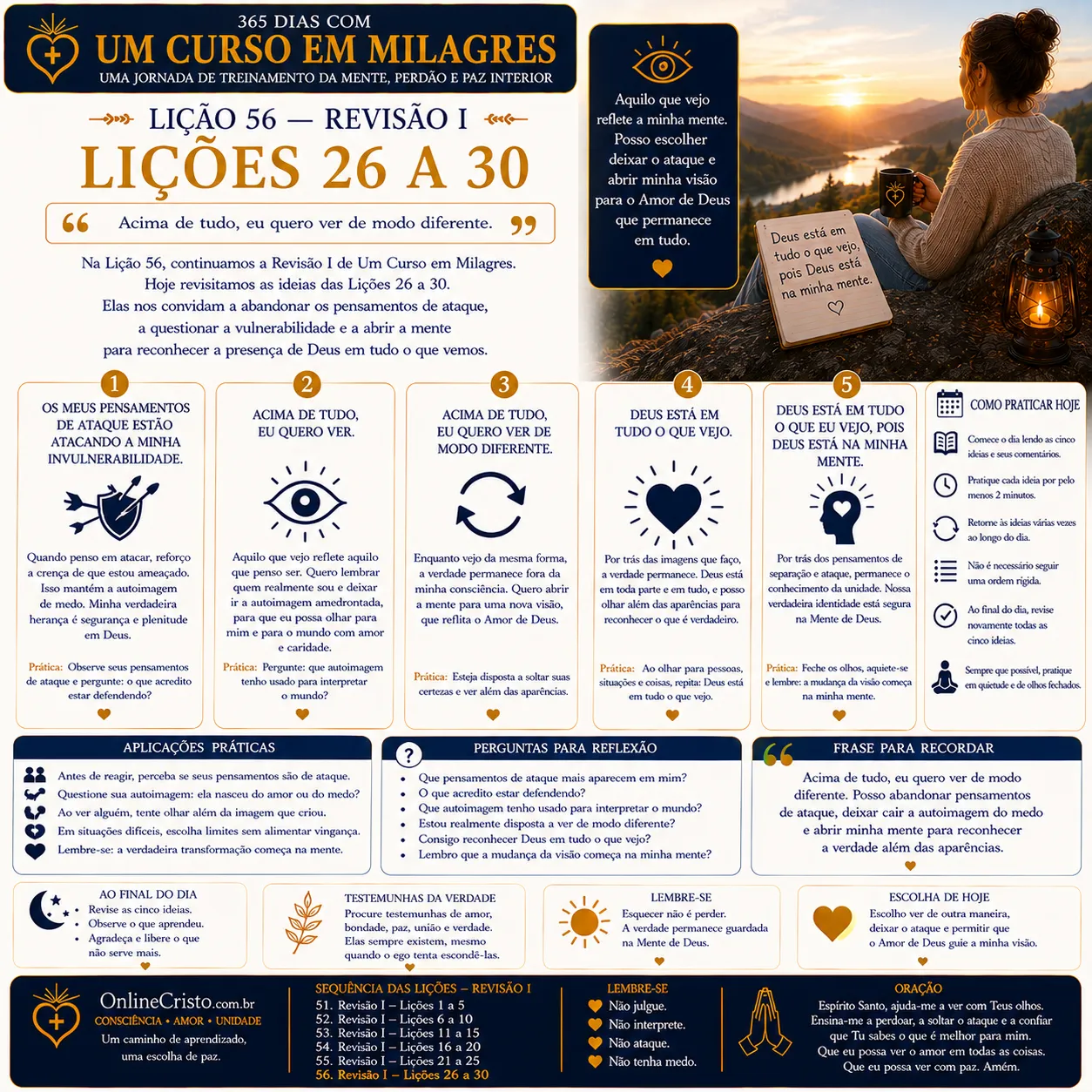LIÇÃO 56 — REVISÃO I: LIÇÕES 26 A 30