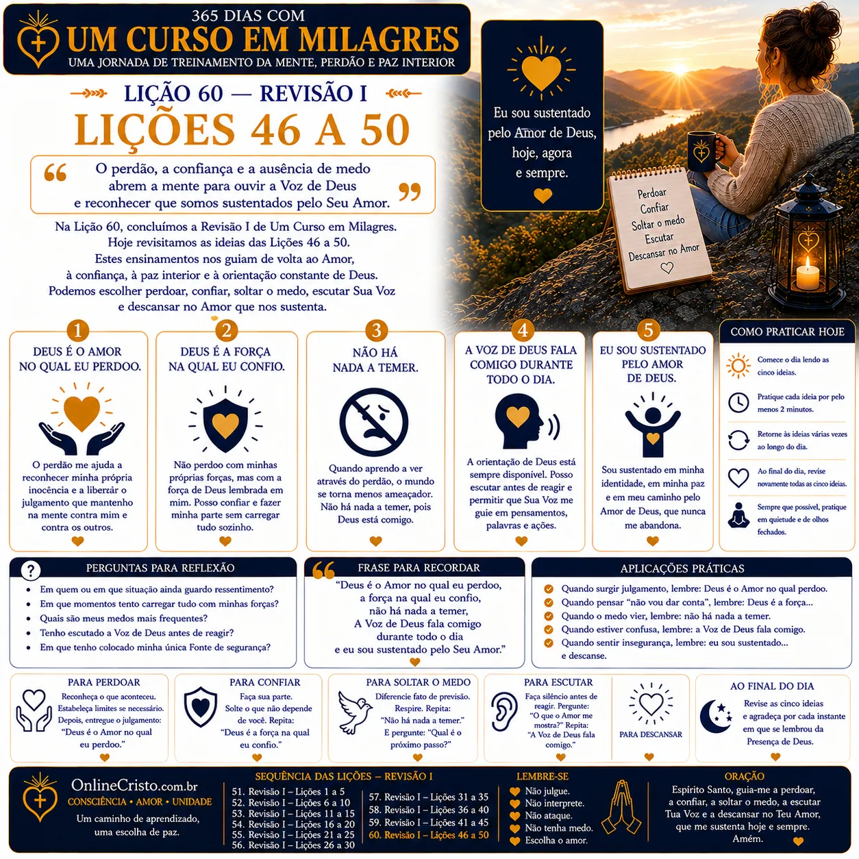 LIÇÃO 60 — REVISÃO I: LIÇÕES 46 A 50