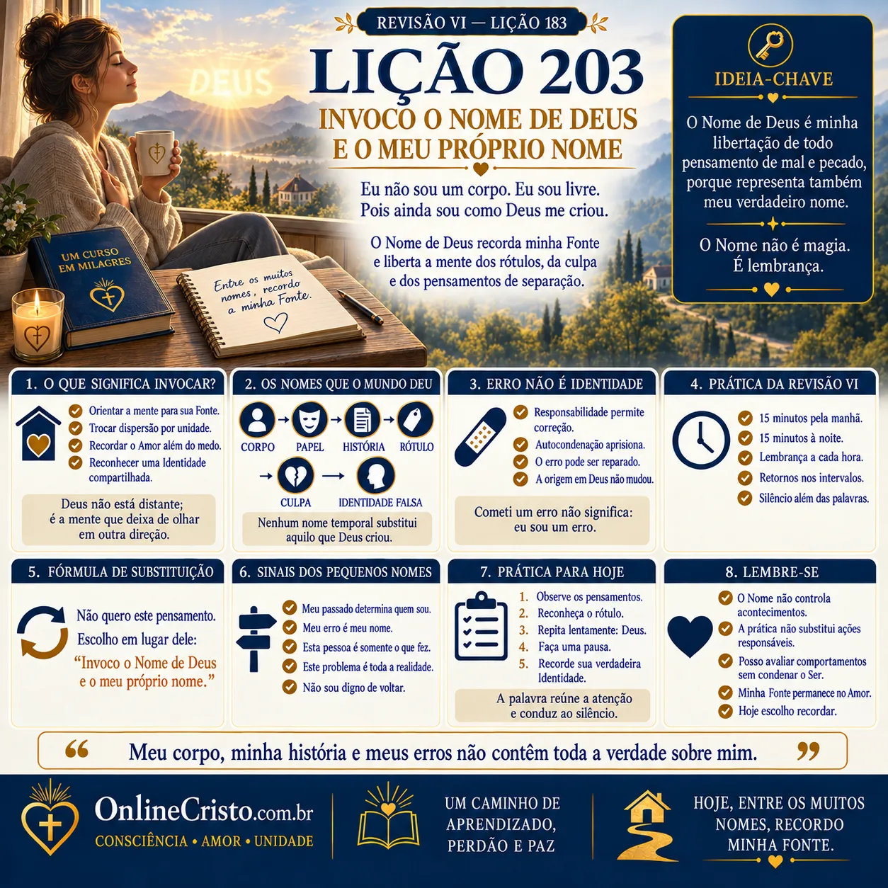LIÇÃO 203 — REVISÃO DA LIÇÃO 183 8 LIÇÃO 203 — REVISÃO DA LIÇÃO 183