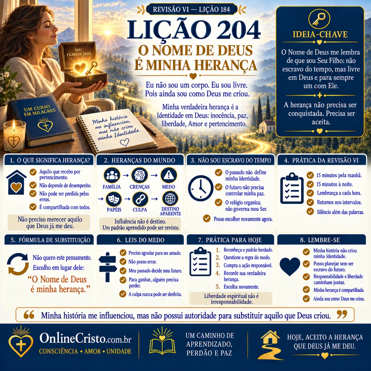 LIÇÃO 204 — REVISÃO DA LIÇÃO 184