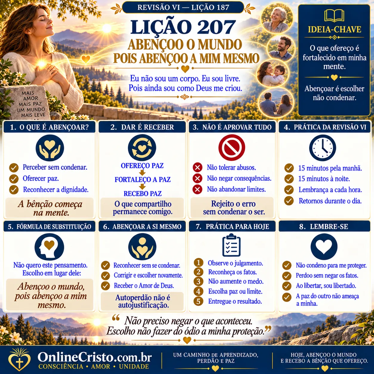 LIÇÃO 207 — REVISÃO DA LIÇÃO 187