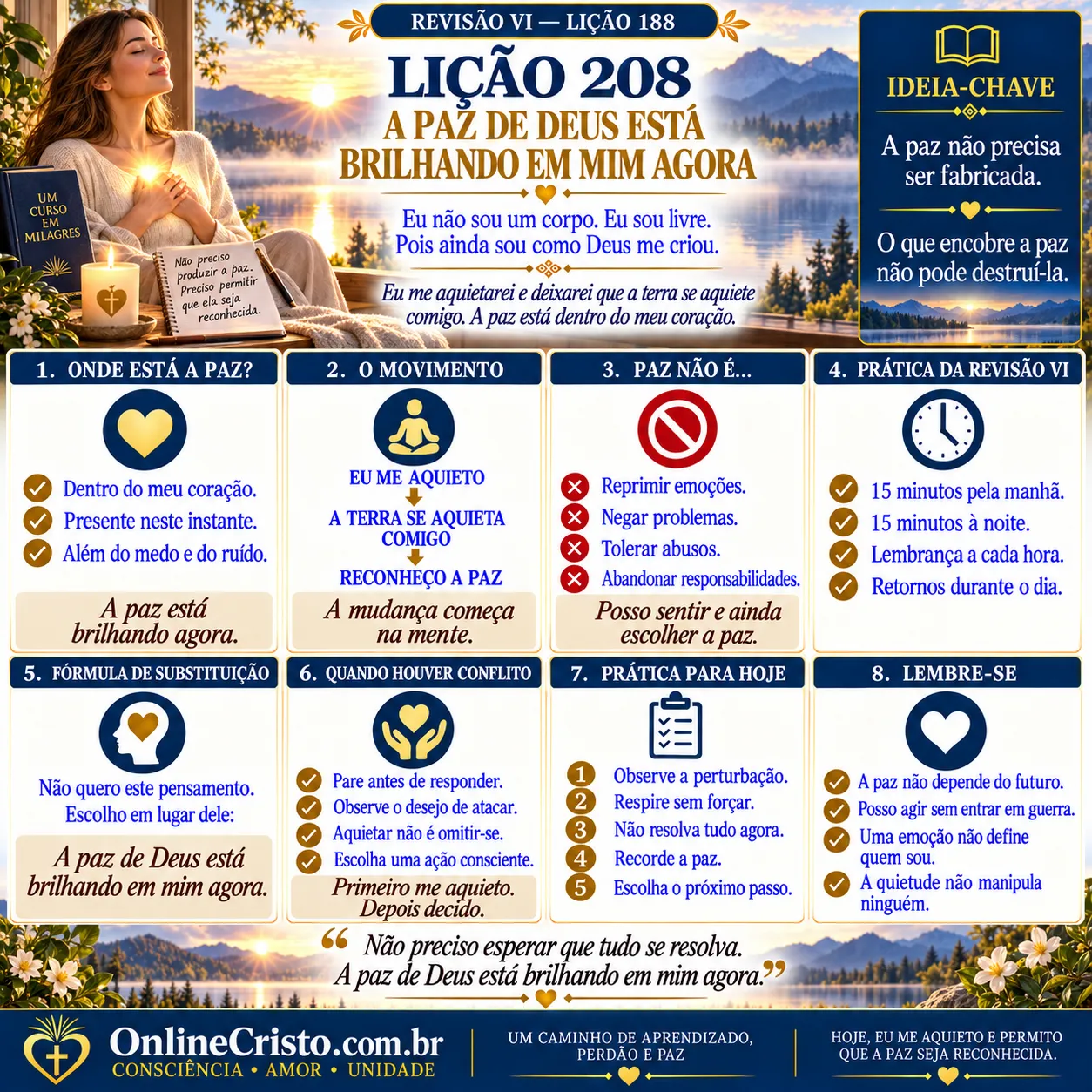LIÇÃO 208 — REVISÃO DA LIÇÃO 188