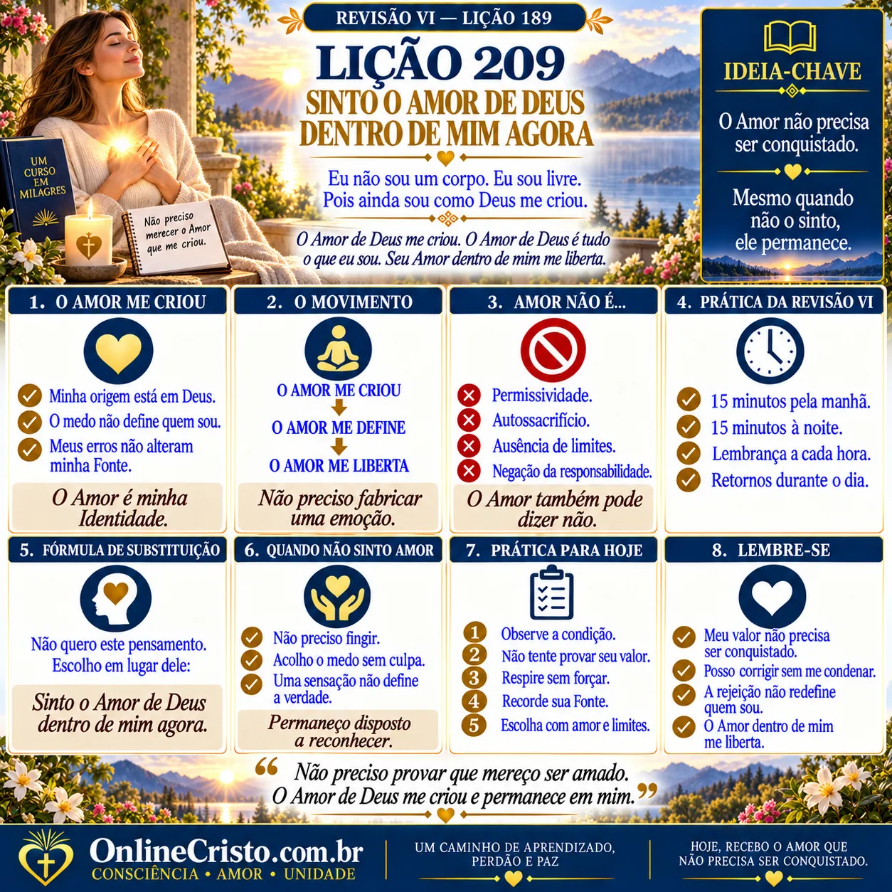 LIÇÃO 209 — REVISÃO DA LIÇÃO 189