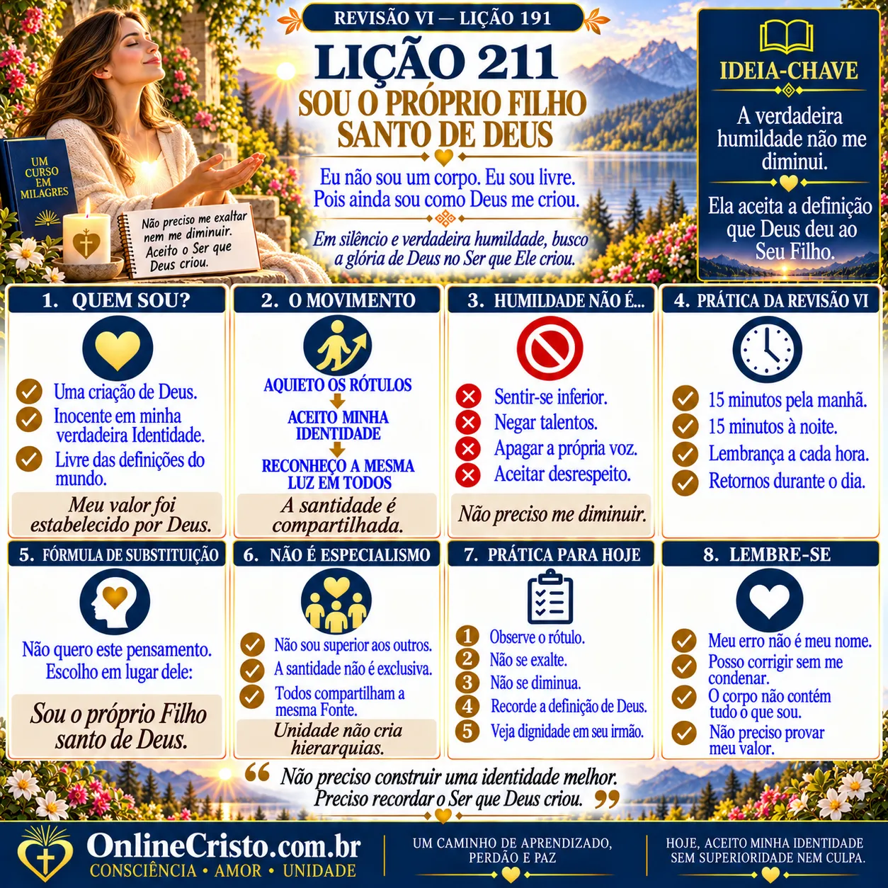 LIÇÃO 211 — REVISÃO DA LIÇÃO 191