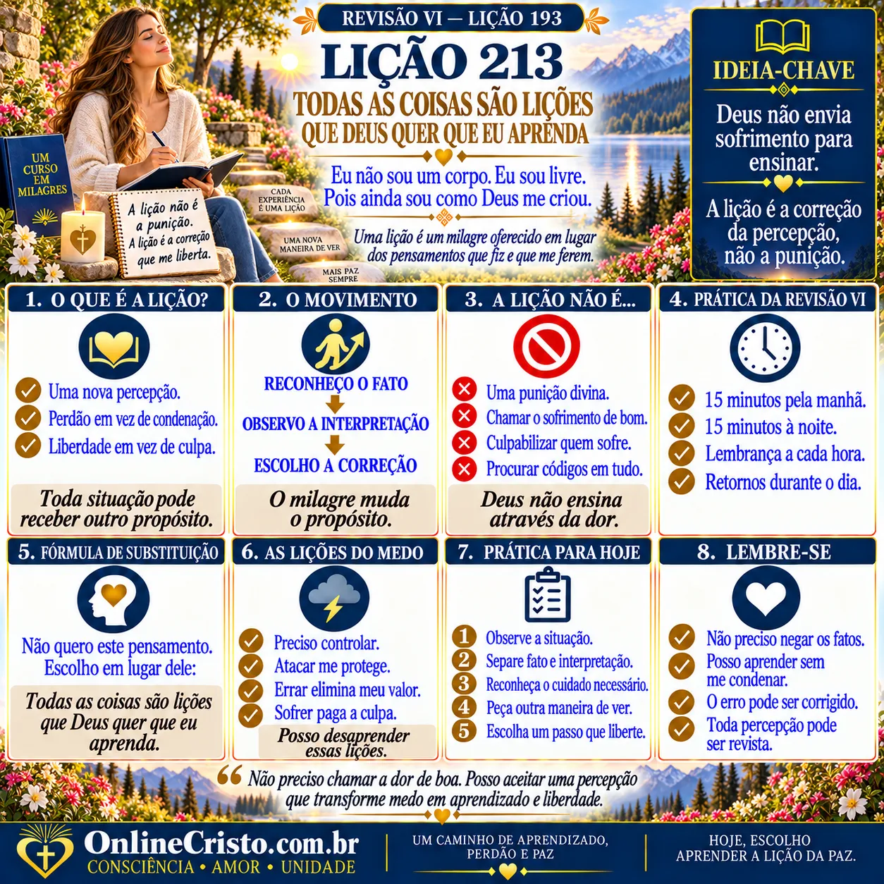 LIÇÃO 213 — REVISÃO DA LIÇÃO 193